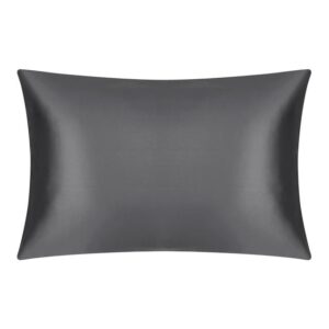 SILKY DREAMS MULBERRY SILK PILLOW CASE - X1 DARK GREY